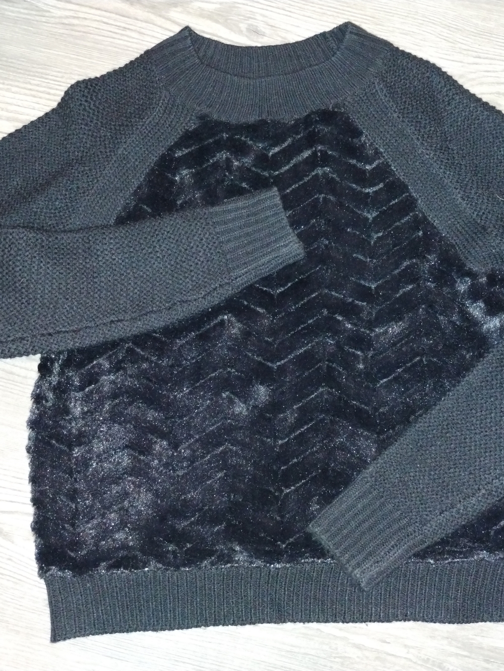 Vero Moda Black Crewneck Knit Sweater